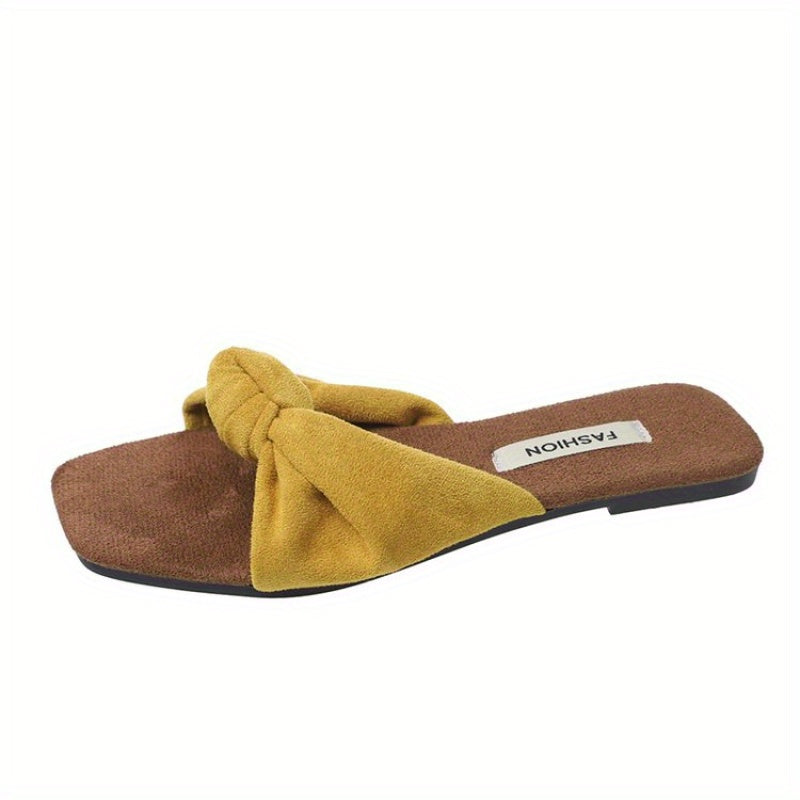 Women's Soft Slip-On House Shoes - Cushioned Sole & Non-Slip Rubber Outsole - All-Season Indoor\u002FOutdoor Slippers in Pastel Pink, Yellow, Black, Blue-Green - Cozy Home & Casual Footwear