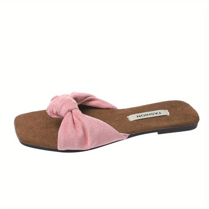 Women's Soft Slip-On House Shoes - Cushioned Sole & Non-Slip Rubber Outsole - All-Season Indoor\u002FOutdoor Slippers in Pastel Pink, Yellow, Black, Blue-Green - Cozy Home & Casual Footwear