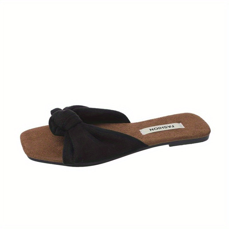 Women's Soft Slip-On House Shoes - Cushioned Sole & Non-Slip Rubber Outsole - All-Season Indoor\u002FOutdoor Slippers in Pastel Pink, Yellow, Black, Blue-Green - Cozy Home & Casual Footwear
