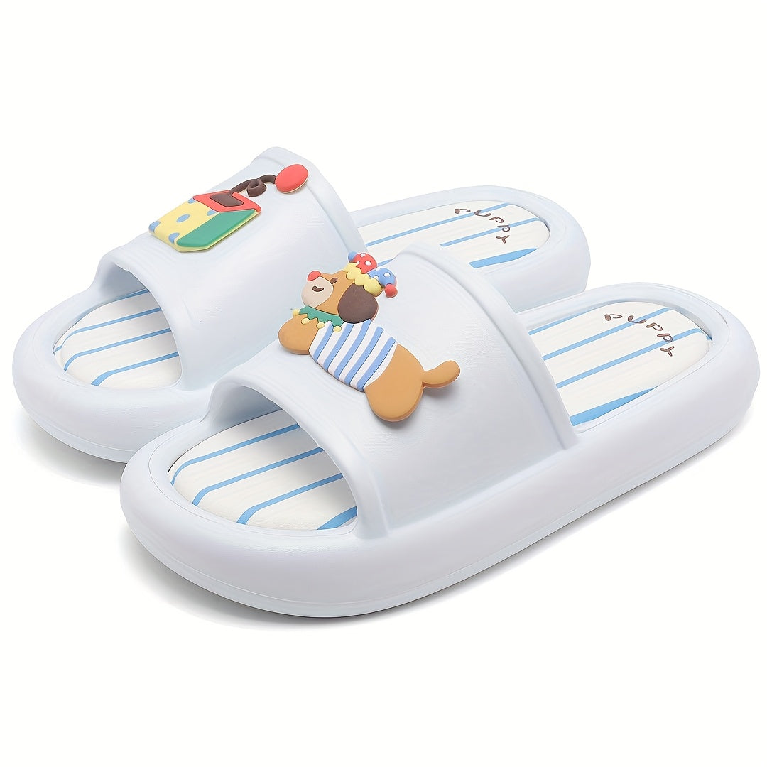 Cartoon Cute Sausage Clown Dog Fashion Simple Trendy Suitable for Four Seasons Soft and Comfortable Daily Indoor Home Couple Leisure Model Can be Give