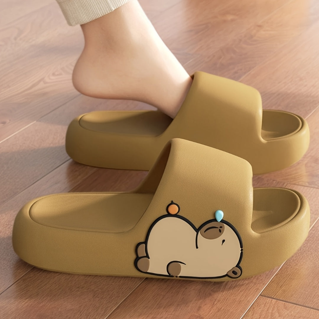 Women's Slip-On House Shoes - Soft Cushioned Sole, Lightweight Indoor Slippers for Home