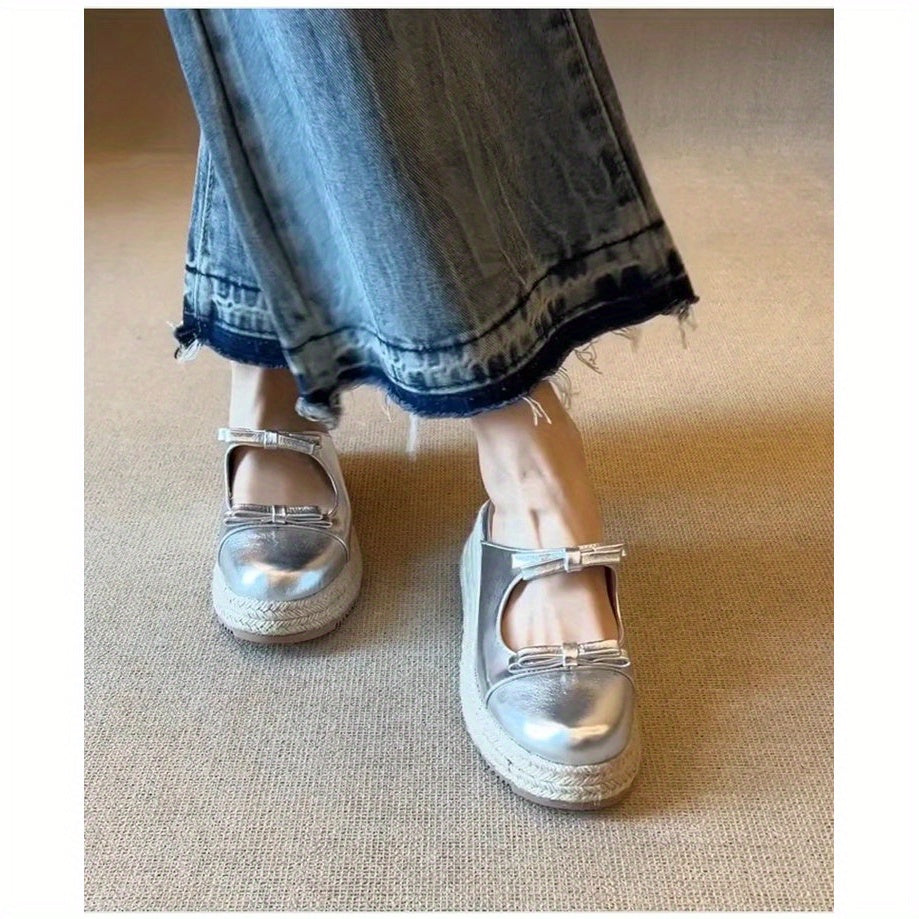 Women'S Retro Platform Sandals - Synthetic Cover Upper & Rubber Sole, Thick Cushioned Sole