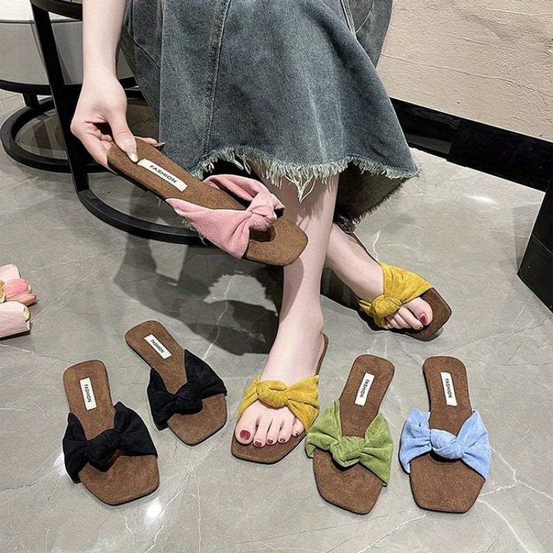 Women's Soft Slip-On House Shoes - Cushioned Sole & Non-Slip Rubber Outsole - All-Season Indoor\u002FOutdoor Slippers in Pastel Pink, Yellow, Black, Blue-Green - Cozy Home & Casual Footwear