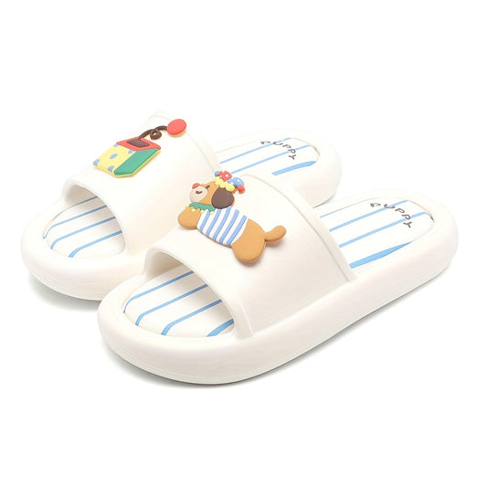 Cartoon Cute Sausage Clown Dog Fashion Simple Trendy Suitable for Four Seasons Soft and Comfortable Daily Indoor Home Couple Leisure Model Can be Give