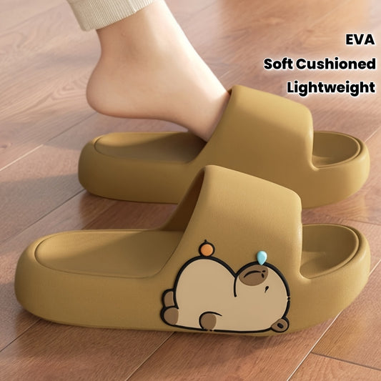 Women's Slip-On House Shoes - Soft Cushioned Sole, Lightweight Indoor Slippers for Home