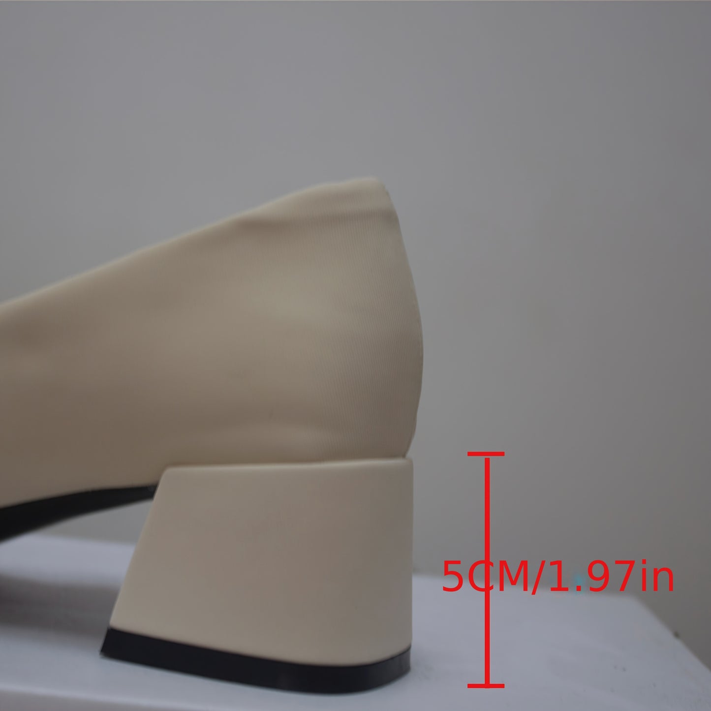 Chic Mary Jane Heels Chic Women's French Square Toe Mary Jane Heels | Glossy Black & White PU Cover, Chunky Block Heel, Adjustable Ankle Strap, Comfortable TPU Sole for All-Season Wear