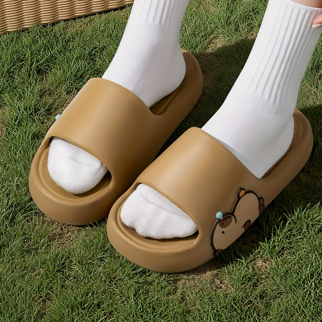 Women's Slip-On House Shoes - Soft Cushioned Sole, Lightweight Indoor Slippers for Home