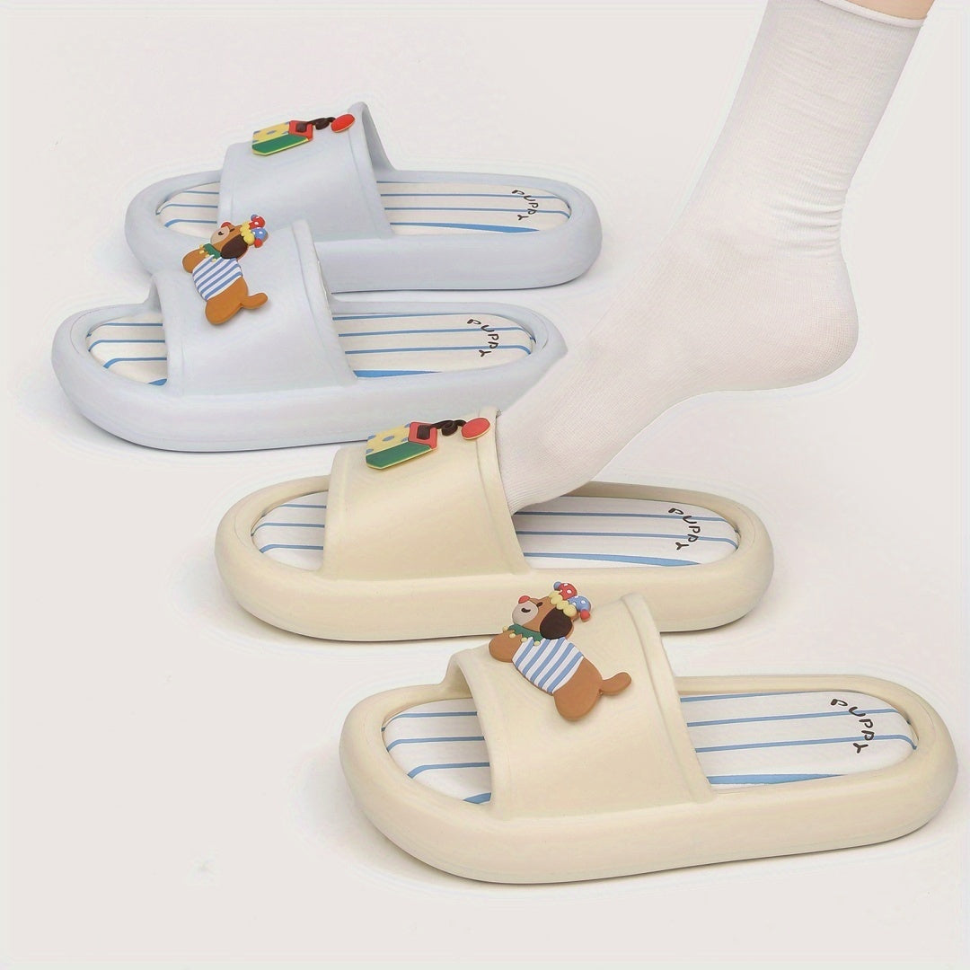 Cartoon Cute Sausage Clown Dog Fashion Simple Trendy Suitable for Four Seasons Soft and Comfortable Daily Indoor Home Couple Leisure Model Can be Give